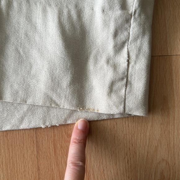 Vintage beige wiggle dress with pockets size 6 - Picture 13 of 14